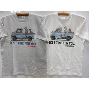 HONDA X NEVERMIND　 半袖Tシャツ　ホンダ T-360　ネコ