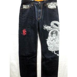 錦 和柄 鳳凰ジャガード デニムパンツ NISHIKI : takafuku1915 - 通販
