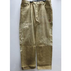 絡繰魂 デニムパンツ 和柄 狼桜極彩 カラクリ魂 : takafuku1915 - 通販