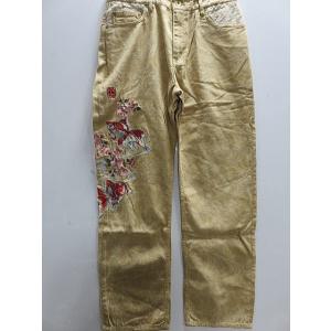 錦 和柄 鳳凰ジャガード デニムパンツ NISHIKI : takafuku1915 - 通販
