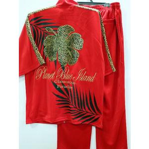 Eddie Odyssey 七分袖ジャガードTシャツ上下セットアップ オデッセイ