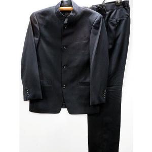 vintage ブラック 黒 ストライプ マオカラー デザインセットアップスーツ vintage ブラック 黒 ストライプ マオカラー デザインセットアップ