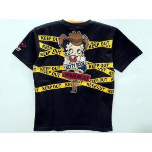LOWBLOW KNUCKLE X BETTY BOOP にゃんこベティ 半袖 ビッグTシャツ