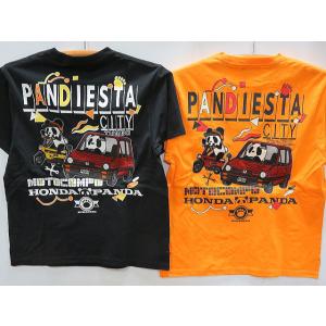 大きいサイズ PANDIESTA JAPAN パンダモーターズ 半袖Tシャツ パンディ