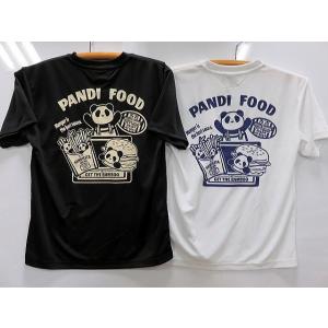 PANDIESTA JAPAN　ファーストフードパンダ　ドライメッシュ半袖Tシャツ　パンディエスタ