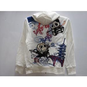 PANDIESTAJAPAN　USHIWAKA VS BENKEI　フルZIPパーカー　パンディエス...
