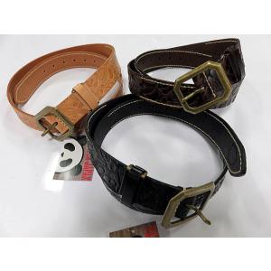 PANDIESTA JAPAN 熊猫謹製 本革 木目調レザーベルト パンディエスタ