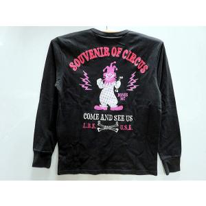 VANSON（バンソン） LOWBLOW KNUCKLE × 長袖Tシャツ スカルピストン