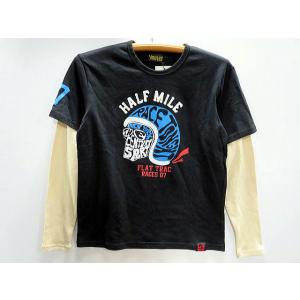 VANSON（バンソン） LOWBLOW KNUCKLE × 長袖Tシャツ スカルピストン