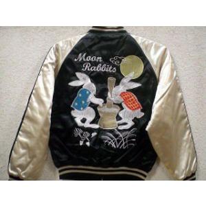 スカジャン 波鷹刺繍 日本製本格刺繍のスカジャン2L : takafuku1915