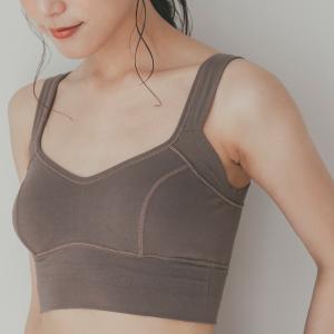 超立体ハーフトップブラジャー ノンワイヤーソフ...の詳細画像1