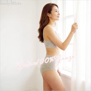 綿100% ソフトブラ カップ付 ラクアンダー...の詳細画像5