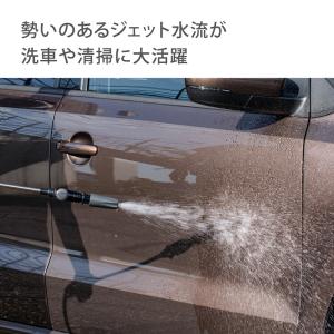散水ノズル ロング ホースリール ガーデニング...の詳細画像1