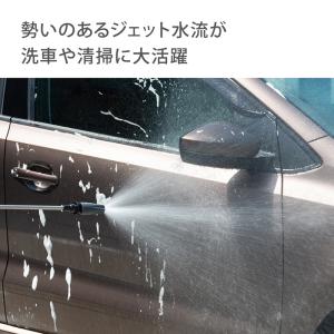 散水ノズル ロング ホースリール ガーデニング...の詳細画像1