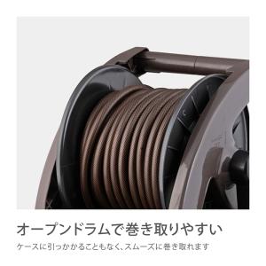 タカギ ホースリール スリムブラウン20m R...の詳細画像3
