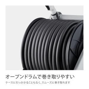 タカギ ホースリール 50m 洗車 掃除 大流...の詳細画像2