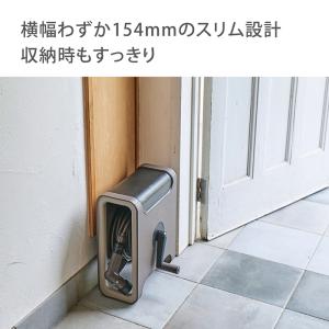 タカギ ホースリール 20m 金属製 スリムホ...の詳細画像4
