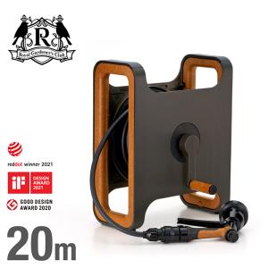 ロイヤルガーデナーズクラブ ホースリール 20m 金属ガーデンリール