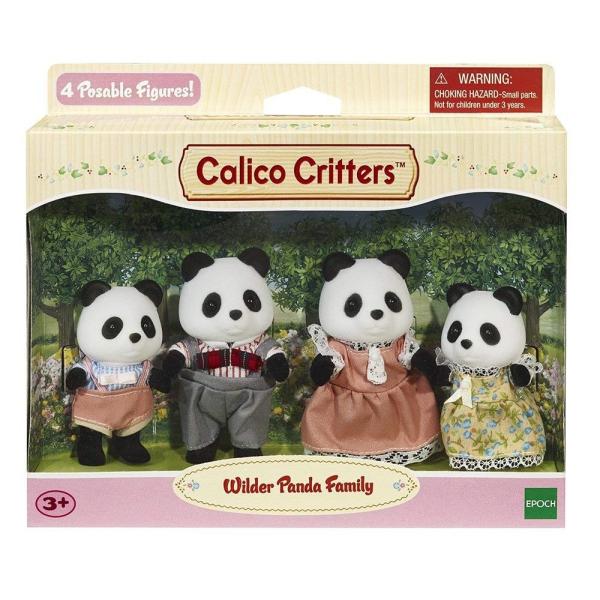 キャリコ・クリッターズ ワイルダーパンダファミリー (並行輸入品) Calico Critters（...