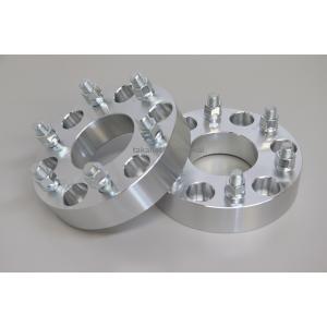 スペーサー　 6穴 PCD139.7 ワイドトレッドスペーサー 2枚 厚さ：76.2mm ねじサイズ