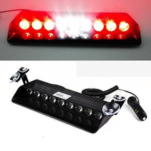 Ranzek 9 LED フロントライト 警告灯 9W 12V ダッシュボード インテリアカートラック緊急 ストロボフラッシュライト