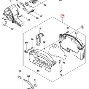 マキタ（makita） ダストボックス アルミカバー付 127446-6 適用モデル