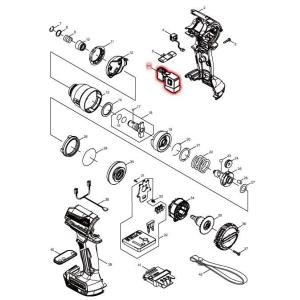 マキタ　部品　スイッチコンプリート　140B49-1　図番006　TD171D/TD161D用