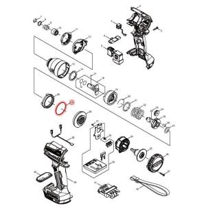 マキタ マキタ(makita) 部品 ハンドルセット品 188509-3 図番035