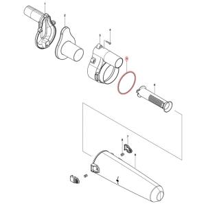 マキタ ストッパ（ボタン） サイクロンアタッチメント（A-67169