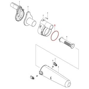 マキタ Ｏリング７２ サイクロンアタッチメント（A-67169）用部品  213759-2｜takahashihonsha