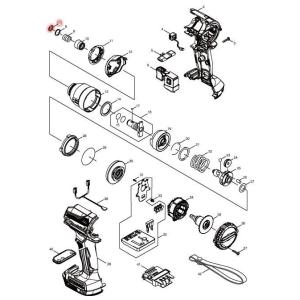 マキタ　部品　リングスプリング11　231951-8　図番007　TD171D/TD161D用