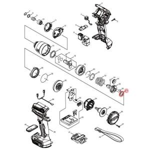 ゥため マキタ マキタ(makita) 部品 モータハウジングセット品 188749-3