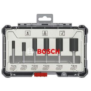 ボッシュ(BOSCH) ルーター・トリマービットセット(ストレート・6本入) 2607017465｜takahashihonsha