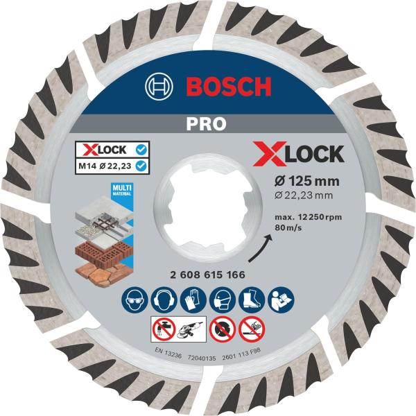 ボッシュ(BOSCH) ダイヤモンドホイール 2608615166 X-LOCK 125mmφ 1....