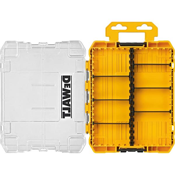 デウォルト(DEWALT) タフケース (中) デバイダー付き 工具箱 収納ケース ツールボックス ...