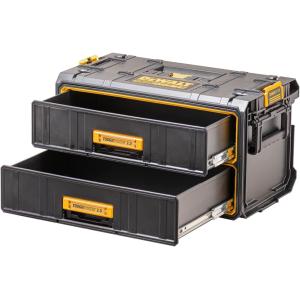 デウォルト(DEWALT) タフシステム2.0 2段チェスト 工具箱 収納ケース ツールボックス 積み重ね収納 Tough System 2.0 DWST83529-1｜takahashihonsha