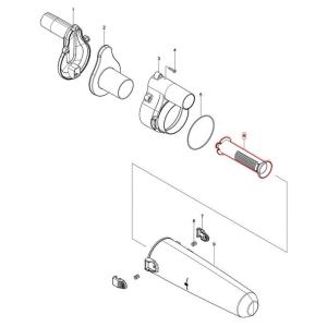 マキタ(makita) メッシュパイプ（メッシュフィルター） サイクロンアタッチメント（A-67169）用部品  458561-8｜takahashihonsha