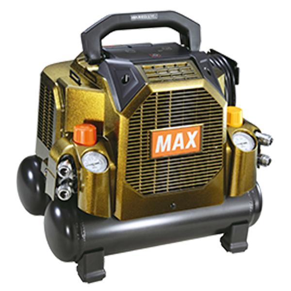 マックス(MAX) エアコンプレッサ 高圧 常圧兼用 8L AK-HL1301E アンバーオリーブ ...