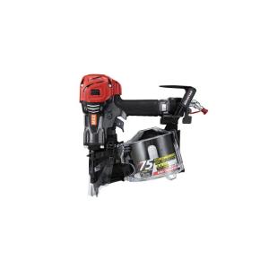 マックス(MAX) 高圧コイルネイラ　HN-75N4(D)-G クールグレー　圧力切替機構搭載　MAX製品保証付き 釘打ち機 HN91013