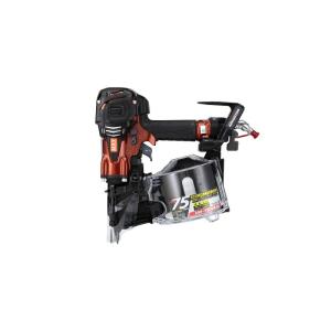 マックス(MAX) 高圧コイルネイラ　HN-75N4(D)-R マイスターレッド　圧力切替機構搭載　MAX製品保証付き 釘打ち機 HN91014