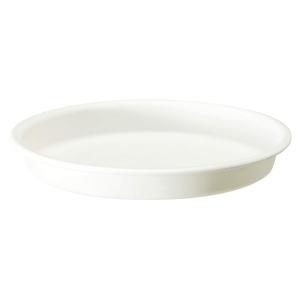 大和プラスチック 鉢・プランター用受け皿 グロウプレート 12型 ホワイト 直径114×H18mm
