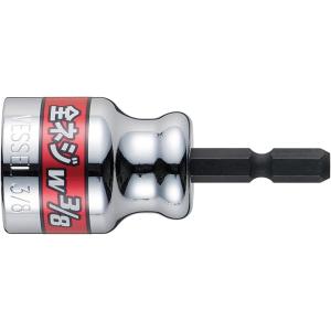 TOP工業(トップ工業) 電動ドリル用全ネジソケット W3/8 3分 対応 ZNS-3