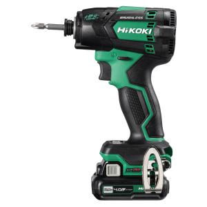 未使用 Hikoki WH18DC XCB 黒 ストロングブラック 18V/マルチボルト インパクトドライバー (2XPB のバッテリ x 1個モデル) HiKOKI（ハイコーキ） ハイコーキ（旧：日立工機） WH18DC(XCBZ
