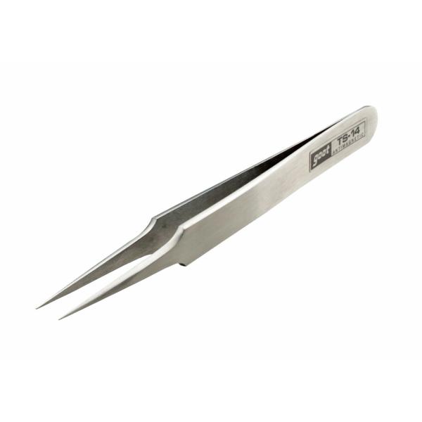 太洋電気産業 精密ピンセット 極細 TS-14 ステンレス 先端極細加工 シャープで強靭な刃先 耐食...