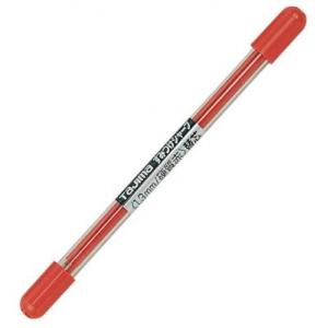 タジマ(TJMデザイン) すみつけシャープ（1.3mm） 硬質赤替芯（6本入） SS13S-RED ...