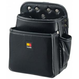 フジ矢 黒金 Light PU Leather シリーズ 腰袋薄型2段 AB-32BG KUROKIN