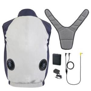 Tajima（タジマ） 清涼ファン 風雅ベスト2 【3Lサイズ】 フルセット3L