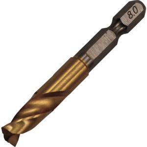 RELIEF(リリーフ) 六角軸ショートドリル鉄工用8.0mm イチネンアクセス 26858