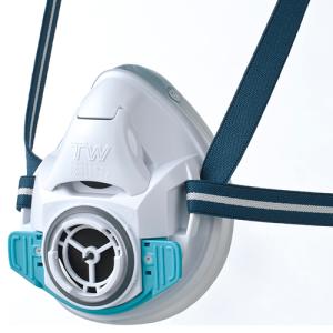 SK11 TW防じん 防毒マスク M-100-WH 4977292902007 [保護具 防塵マスク