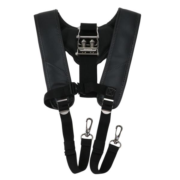 SHOX(藤原産業) サスペンダー SHX-18 衝撃吸収機構搭載 牛本革製 2WAY仕様 約幅28...